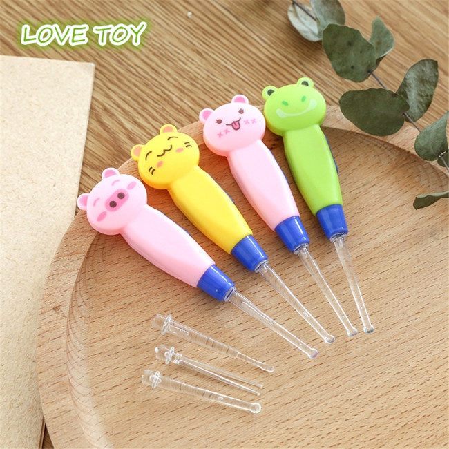 Vịnh Nkodok Phim hoạt hình Hình có thể tháo rời Công cụ làm sạch tai có thể tháo rời Ráy tai Muỗng lấy ráy tai
