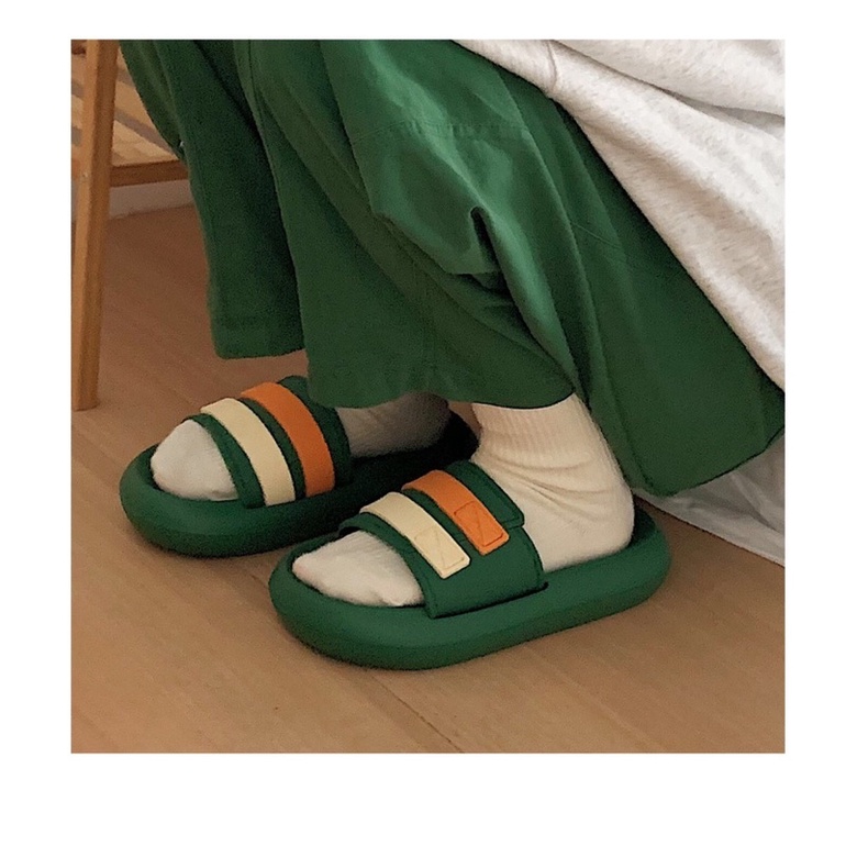 DÉP ĐẾ CAO/ DÉP ĐÔI UNISEX PHONG CÁCH HÀN QUỐC