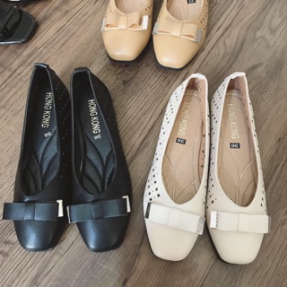 Giày búp bê đục lỗ đi mùa hè
