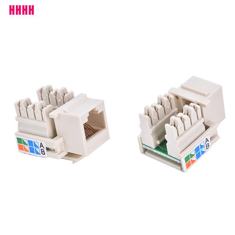Đầu Kết Nối Mạng Lan CAT5 RJ45 Màu Trắng