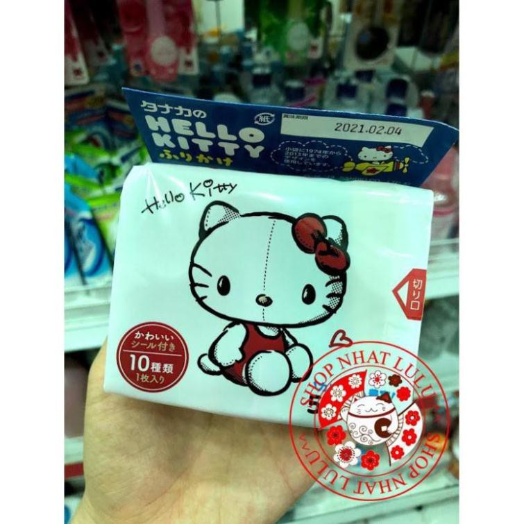Gia vị rắc cơm Hello Kitty (20 gói/ túi) Nhật bản shopnhatlulu