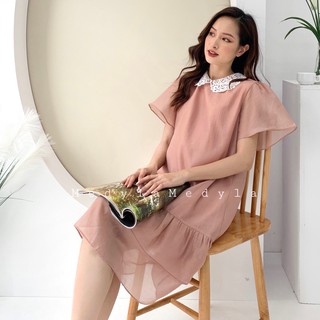 Váy bầu công sở - Đầm bầu thiết kế dự tiệc chất mát Medyla - V137