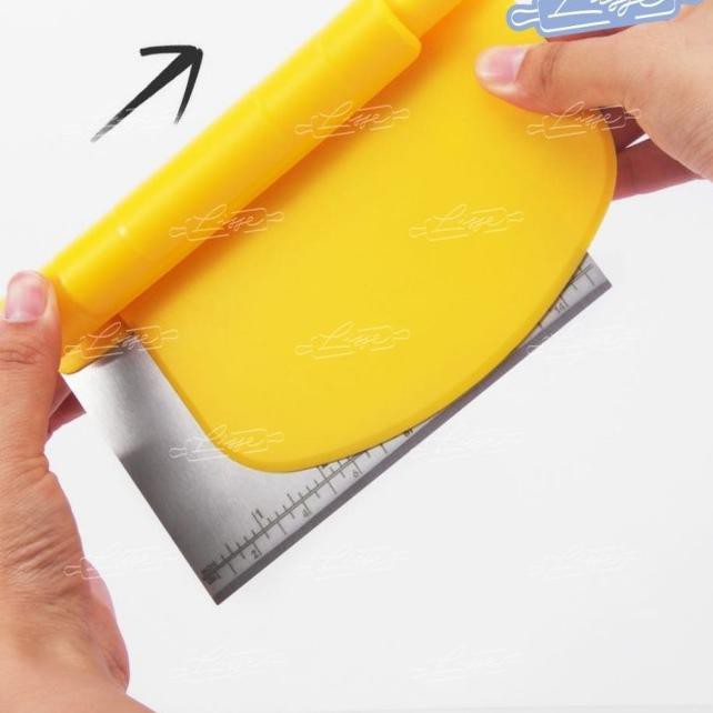 Dough Scrapper 2 Trong 1 Silicone Stainless Steel This Year Sale | BigBuy360 - bigbuy360.vn