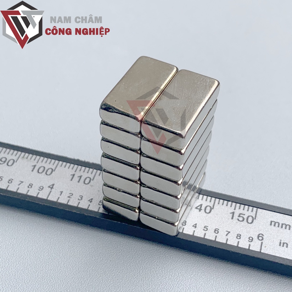 Nam châm chữ nhật 20x10x5mm nam châm đất hiếm