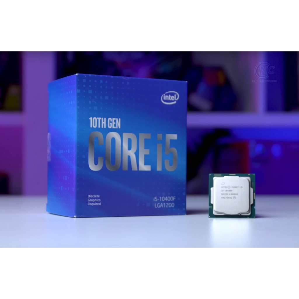 CPU Intel Core i5 10400F (2.9GHz turbo 4.3GHz | 6 nhân | 12 luồng | 12MB Cache)