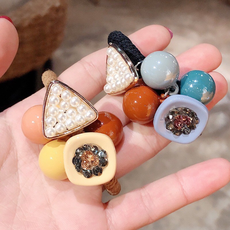 Dây buộc tóc đính đá thời trang dành cho nữ