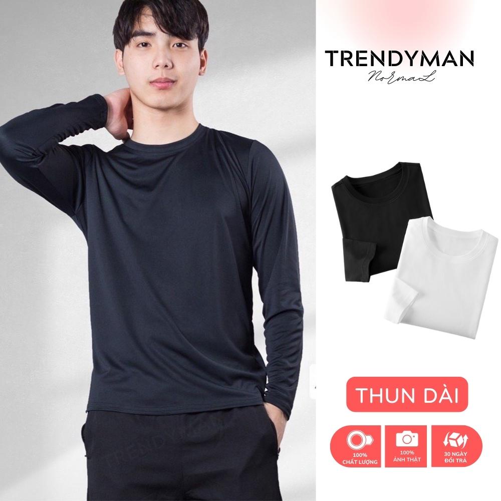 Áo thun dài tay nam nữ thu đông Slimfit gymmer phông trơn tay dài Trendyman