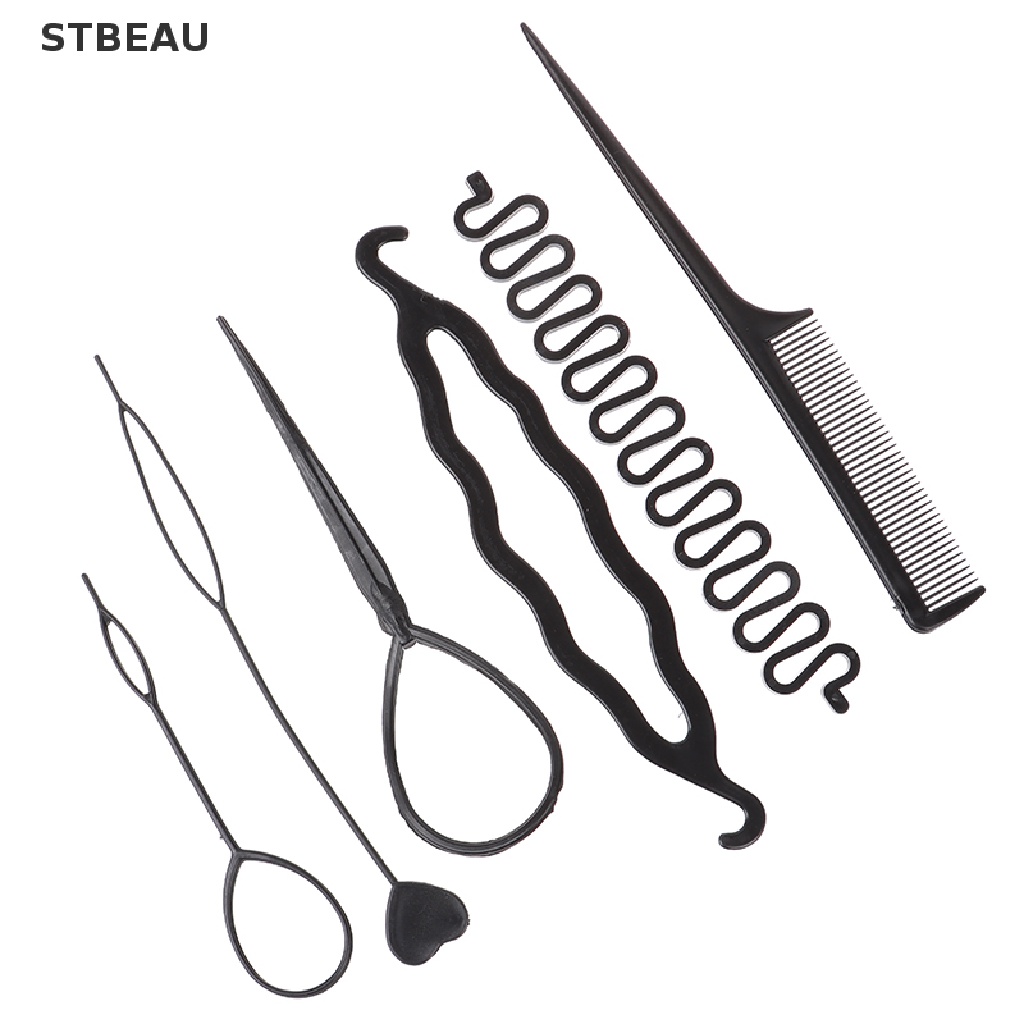 [Hàng mới về] Bộ 6 dụng cụ làm xoăn tóc tạo kiểu tóc MME dành cho trẻ em