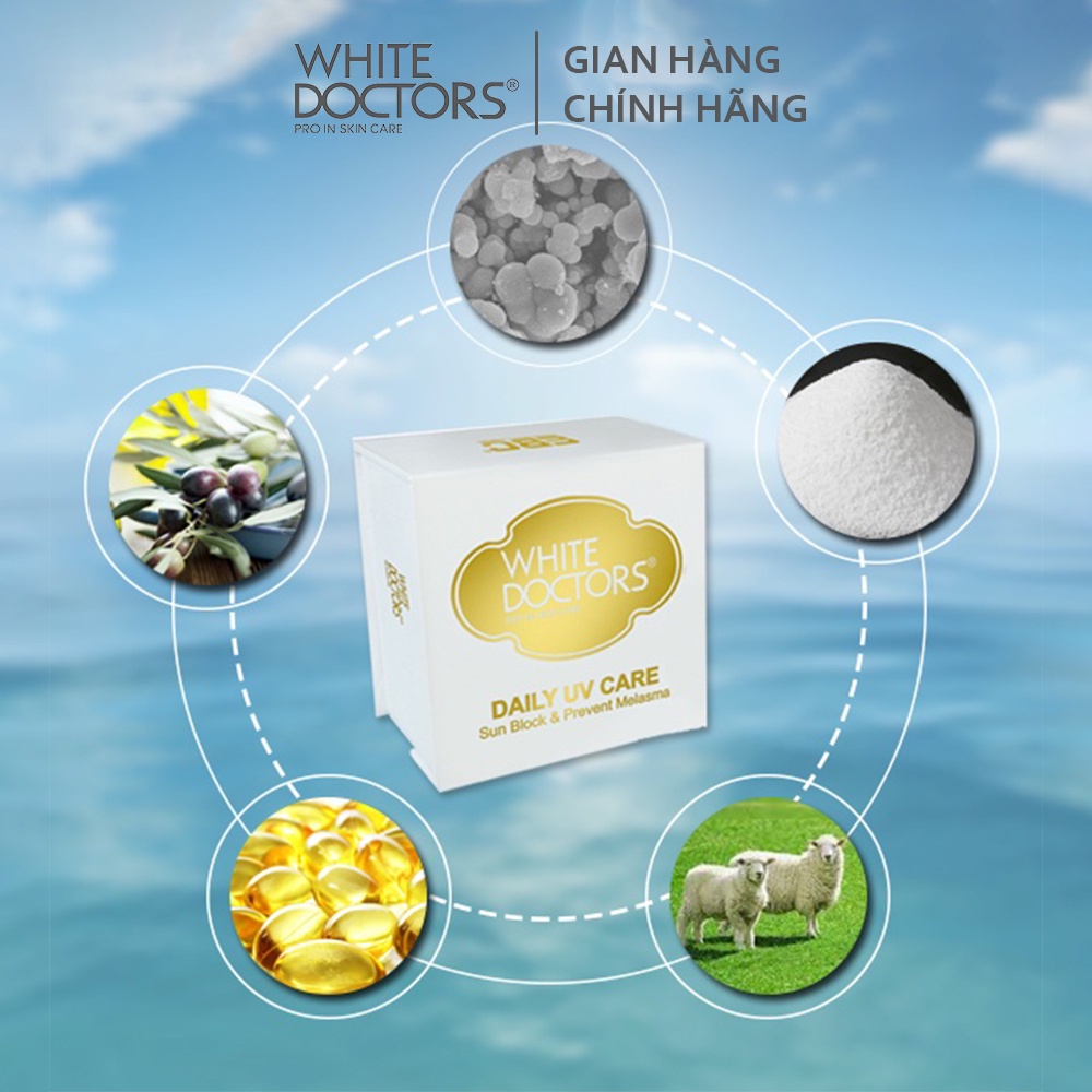 Kem chống nắng mờ nám White Doctors Daily UV Care hàng ngày 40ml