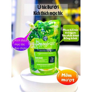 Kem hấp - xả phục hồi tóc bưởi grapefruit siêu mềm mượt dạng túi