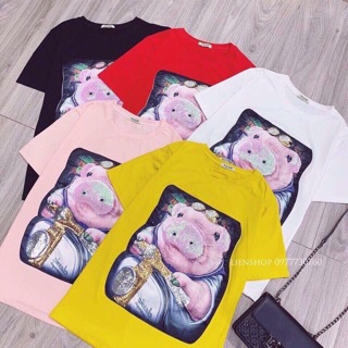 Áo phông hình heo cute