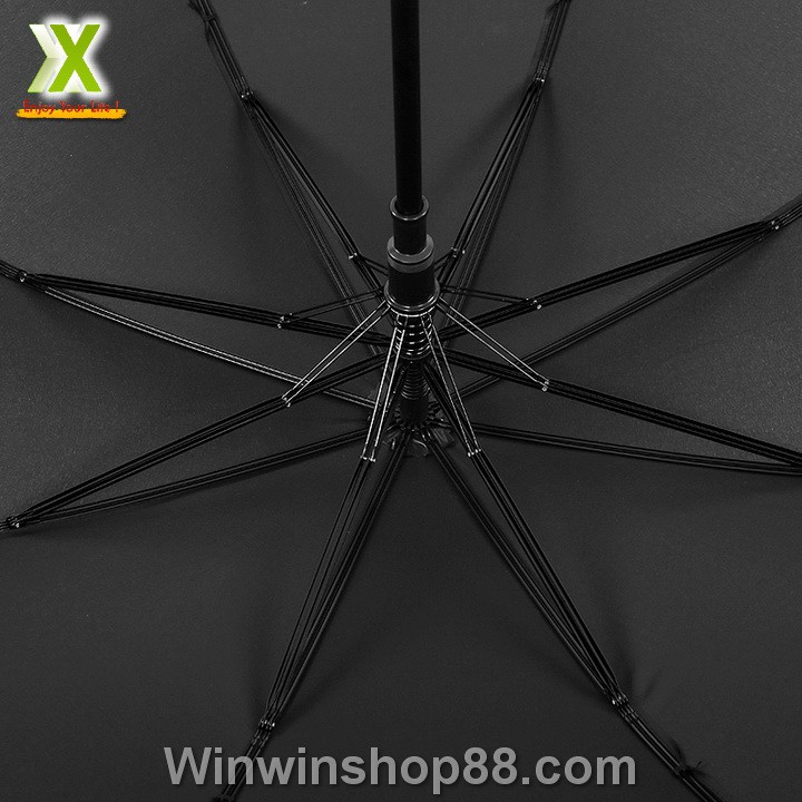 Dù đen trơn cán dài 90cm - Muasamhot1208