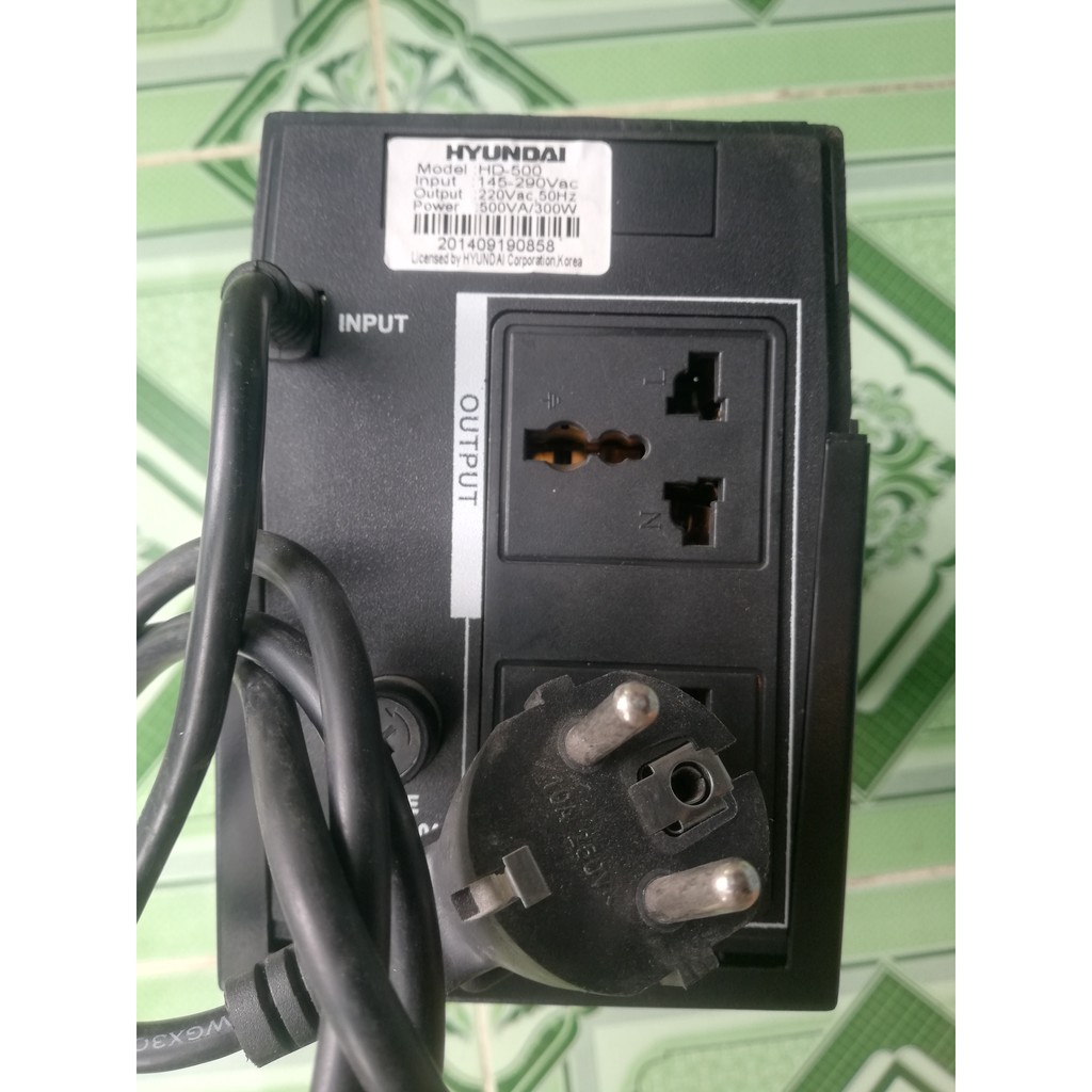 Lưu điện ups Hyundai 500VA