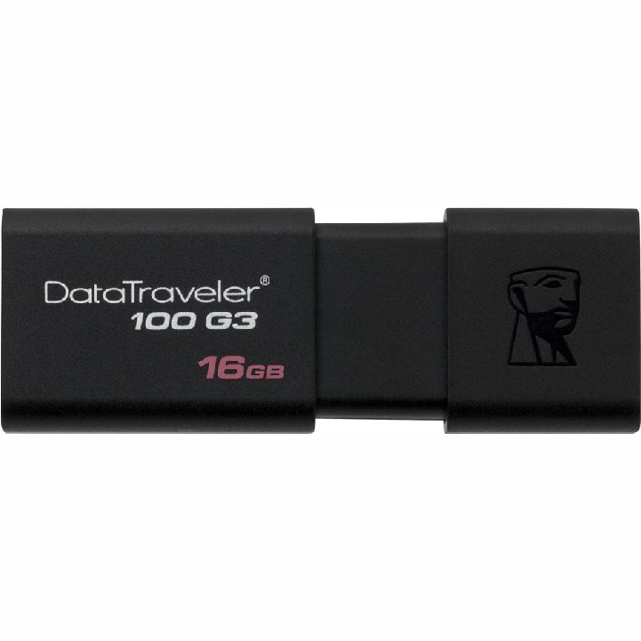 USB 3.0 Kingston 32GB/16GB – DataTraveler 100G3 – CHÍNH HÃNG – Bảo hành 5 năm