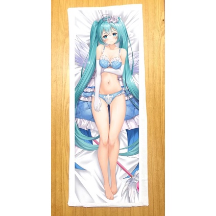 Gối ôm dài Hatsune Miku in ảnh 2 mặt 40cm x 1m nhiều mẫu chọn