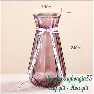 Bình Cắm Hoa Thủy Tinh Thắt Nơ_LG02