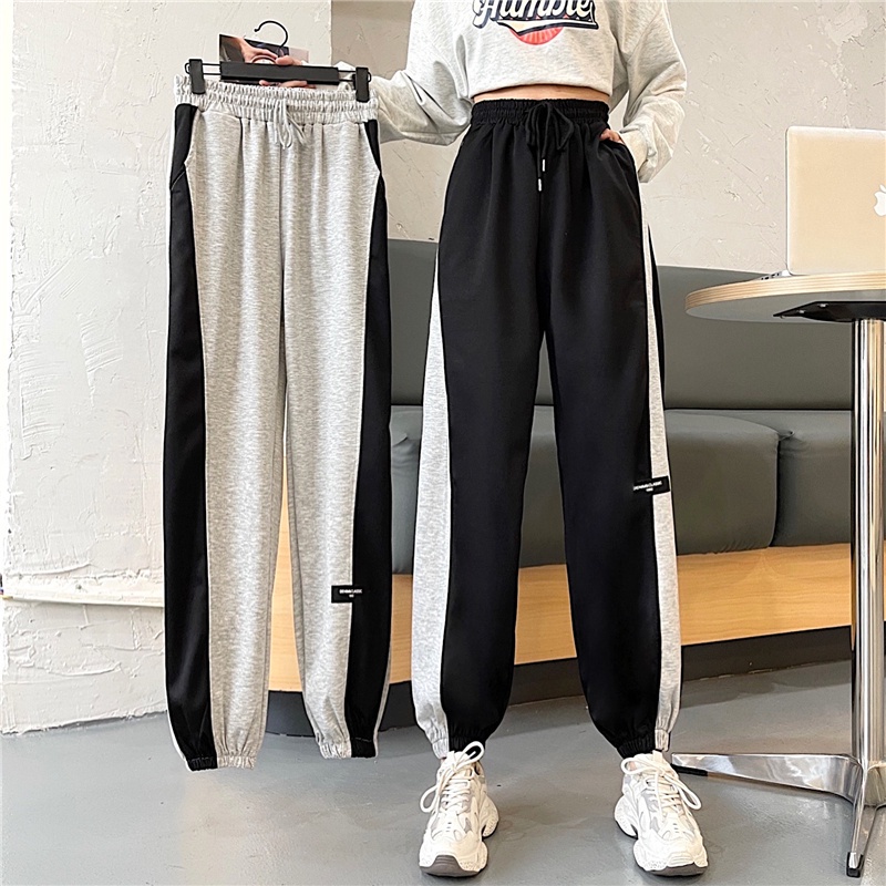 SUXI Quần legging nữ ống rộng thời trang mùa thu mới