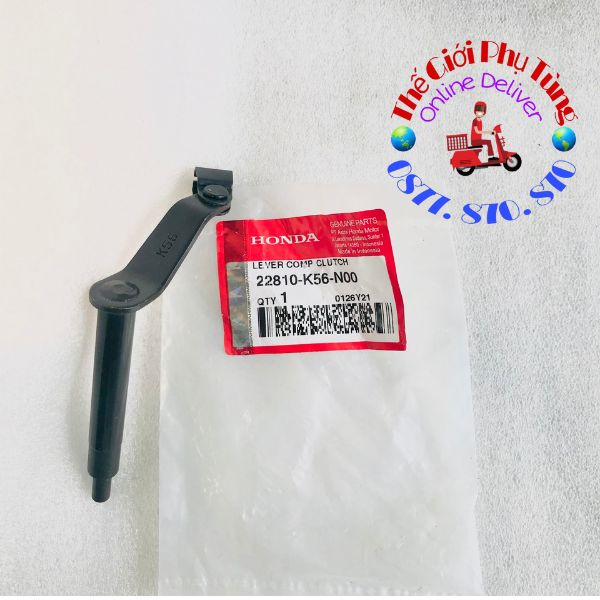 Cần kéo côn  -  Ty côn nồi Sonic, Winner, CBR 150 zin honda Indo - 22810-K56-N00