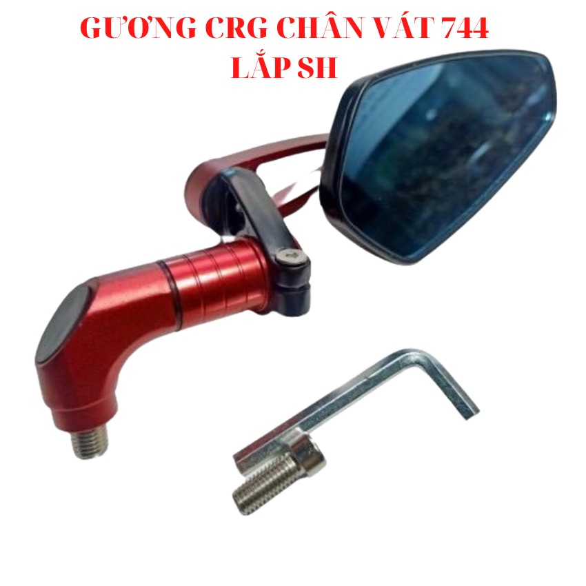 GƯƠNG GÙ RIZOMA (CRG) LẮP CHÂN KÍNH( CHÂN XÉO 744)