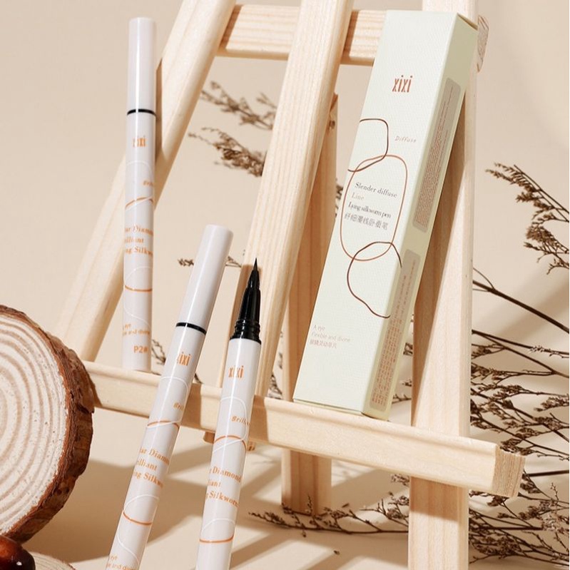 XIXI - Bút kẻ bọng mắt Slender Diffuse Lying Silkworm Pen