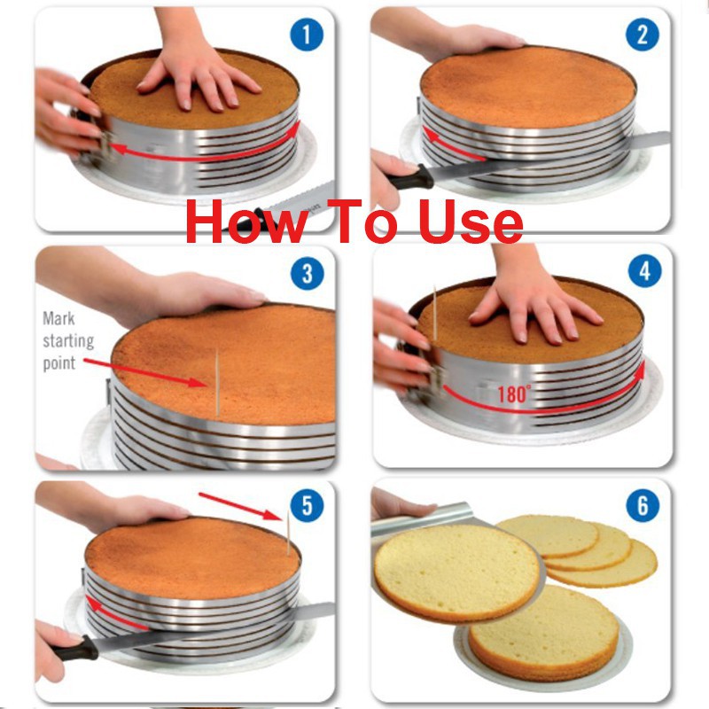 Khuôn Cắt Bánh Walfos Hình Tròn Bằng Thép Không Gỉ Có Thể Thu Gọn Lại