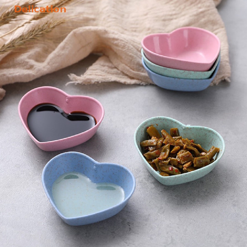 [Delication] Chén Đựng Nước Chấm / Gia Vị Bằng Lúa Mạch Hình Trái Tim
