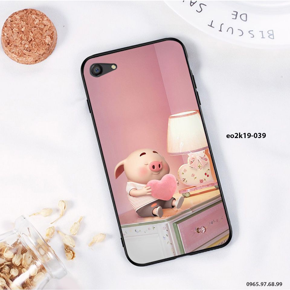 [ GIẢM GIÁ CỰC SỐC ]  Ốp lưng dẻo viền đen cho các dòng Oppo Neo5, Neo7, Neo9s in hình heo con siêu cute