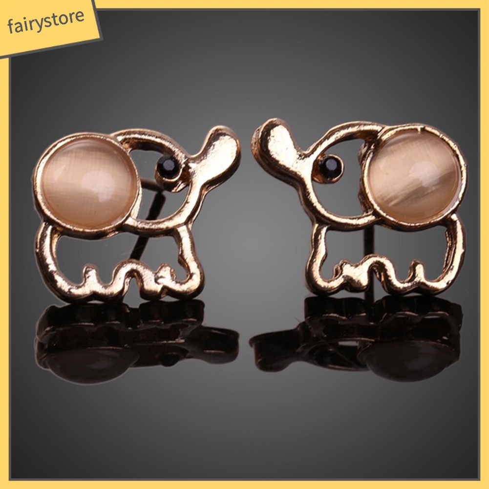 Hoa Tai Mặt Hình Chú Voi Đáng Yêu Cho Nữ