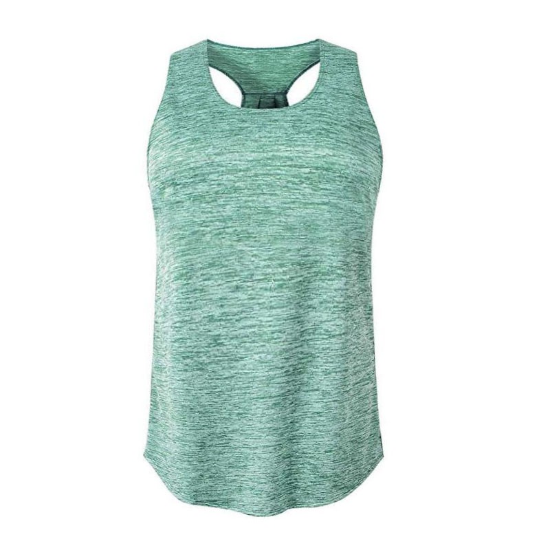 Áo Tank Top Big Size Vân Rằn Cổ U Yoga Gym