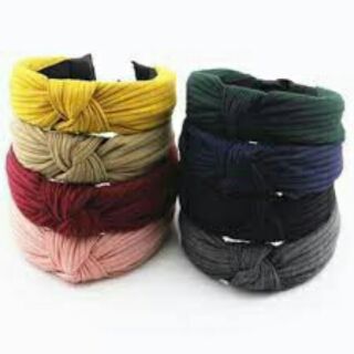 Bờm tóc turban gân hàn quốc