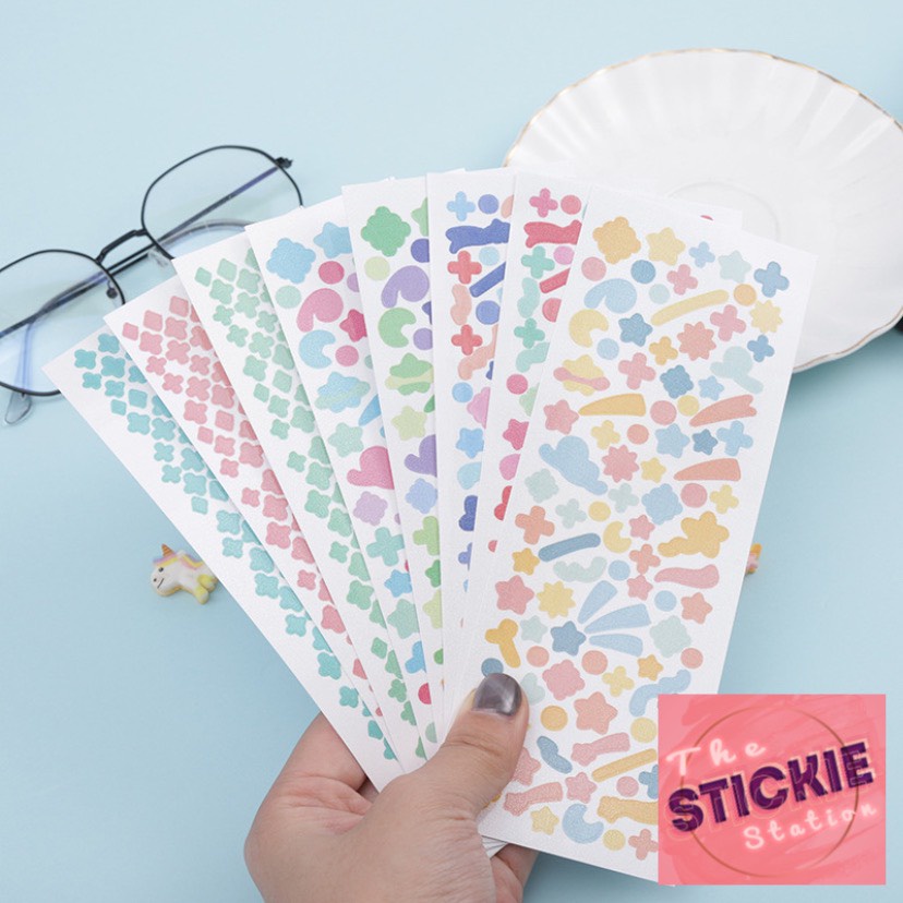 Sticker Hoạ Tiết Sao Vụn - Trang Trí Toploader