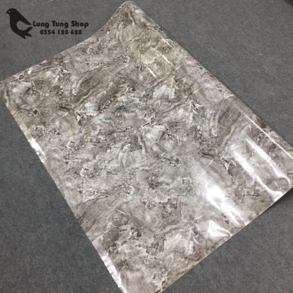 Decal đá hoa cương - giấy dán tường dán bàn tủ có sẵn keo