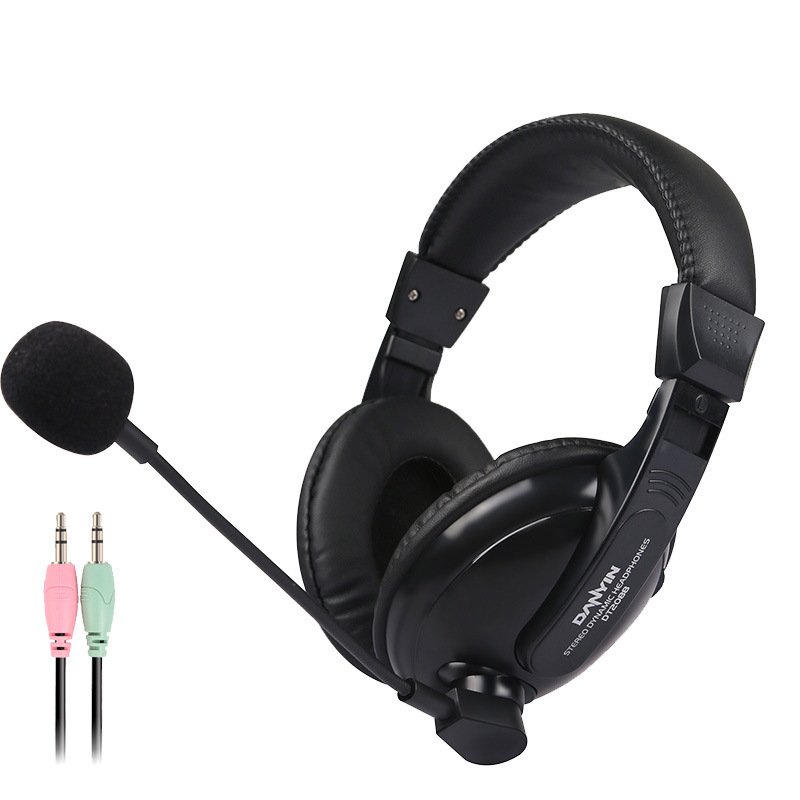Tai nghe chụp tai cao cấp DT2088 chuyên dụng mic thoại tốt 2 phân loại cho máy tính và điện thoại