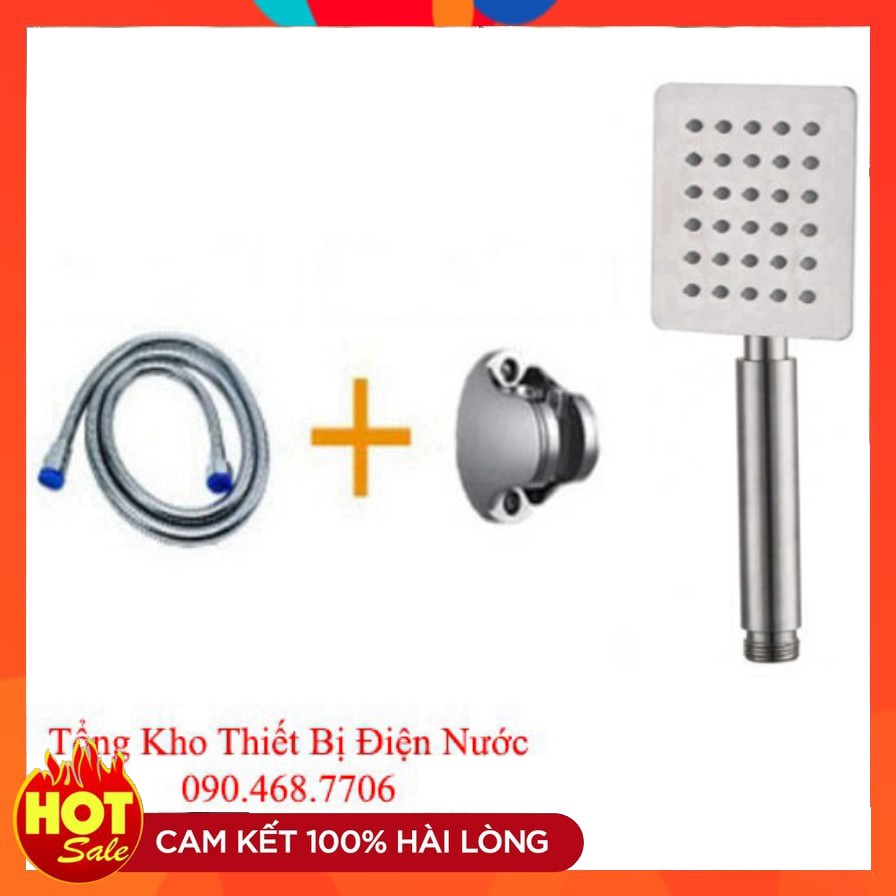 Sen tắm, Bộ vòi hoa sen vuống inox cao cấp VHS10