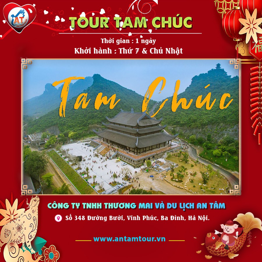 Toàn Quốc [ E-Voucher ] Tour Chùa Tam Chúc - Địa Tạng Phi Lại - Chùa Tiên - Chùa Bầu