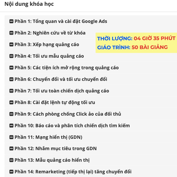 Toàn quốc- [Evoucher] FULL khóa học MARKETING - Quảng Cáo Google Ads từ cơ bản đến nâng cao