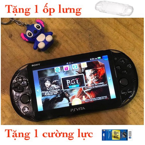 Máy game PS VITA 2000 hack full 98% + thẻ nhớ 32G tặng 1 ốp trong suốt và 1 cường lực