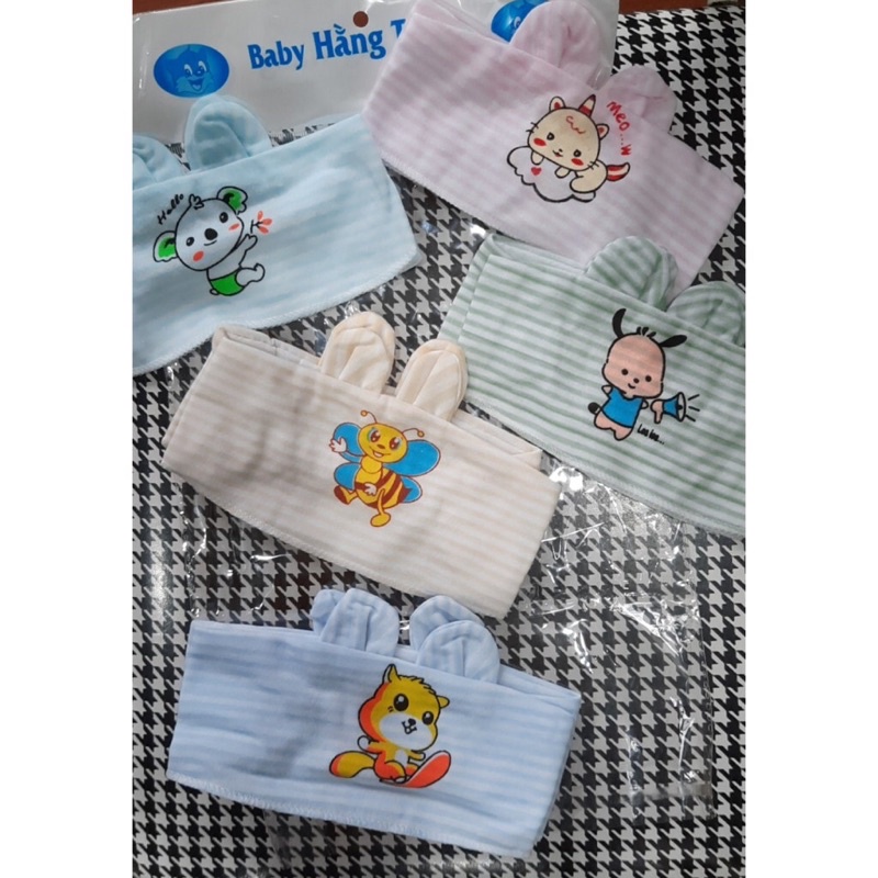 Che Thóp Cotton Cho Bé Sơ Sinh Hình Thỏ Sử Dụng 4 Mùa