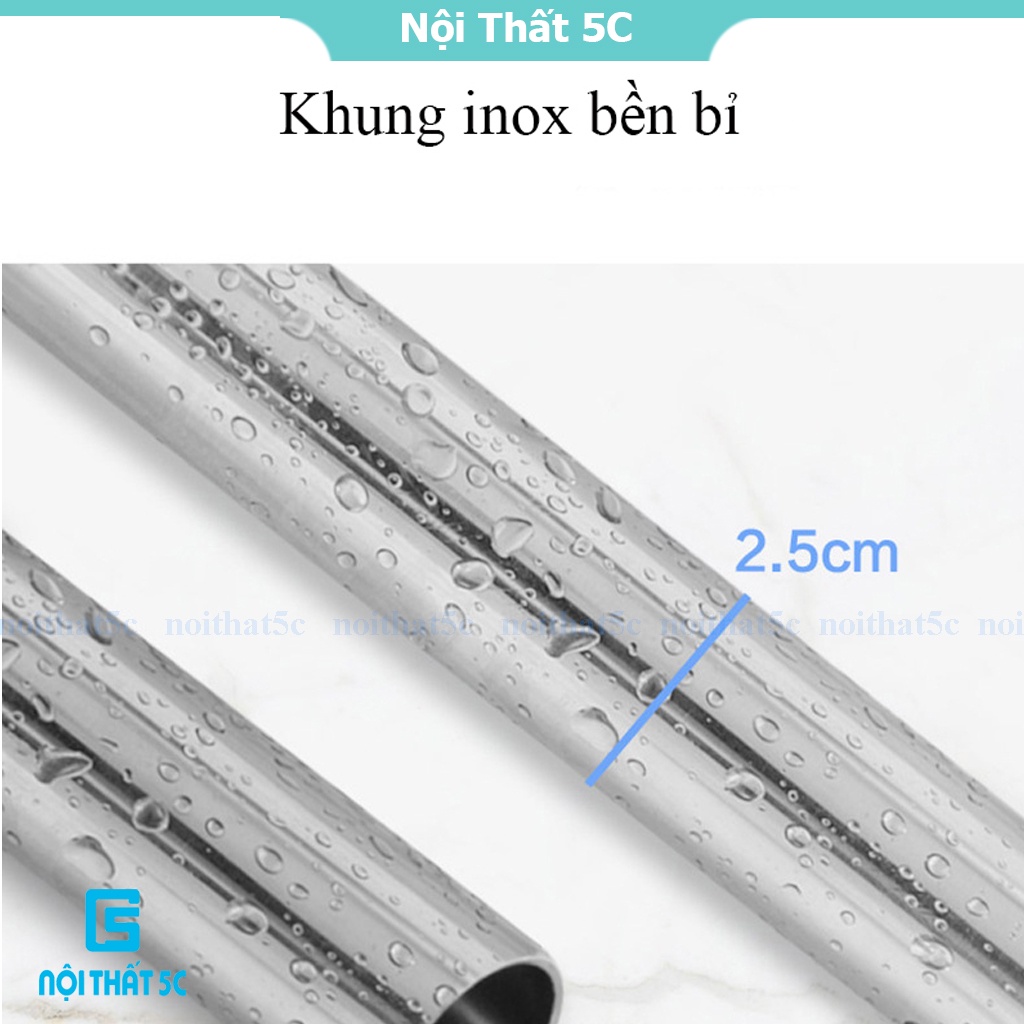 Kệ để đồ đa năng góc nhà tắm chất liệu inox bền đẹp có thể điều chỉnh chều cao tiện lợi