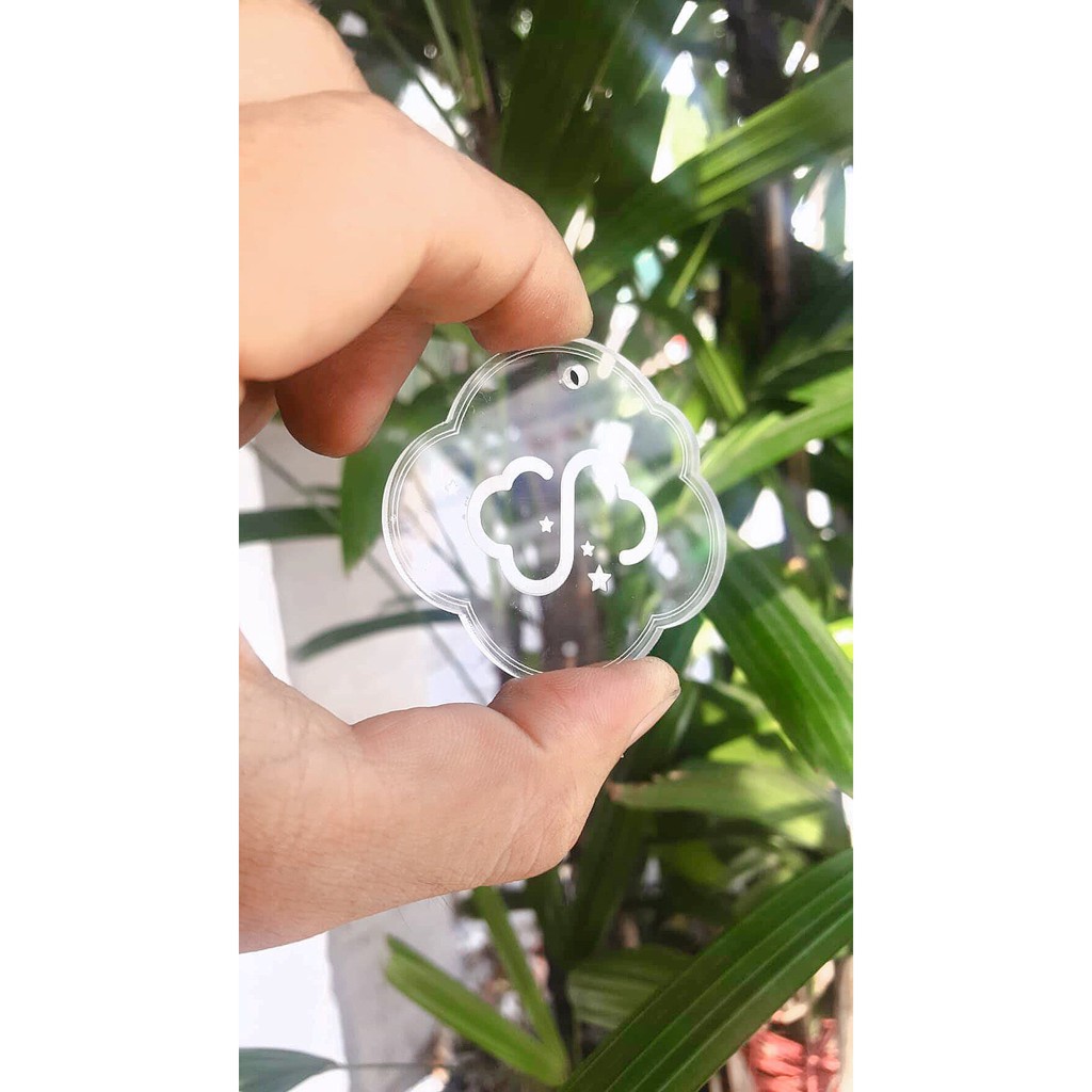 Ha Sungwoon logo keyring - móc khoá logo Mây