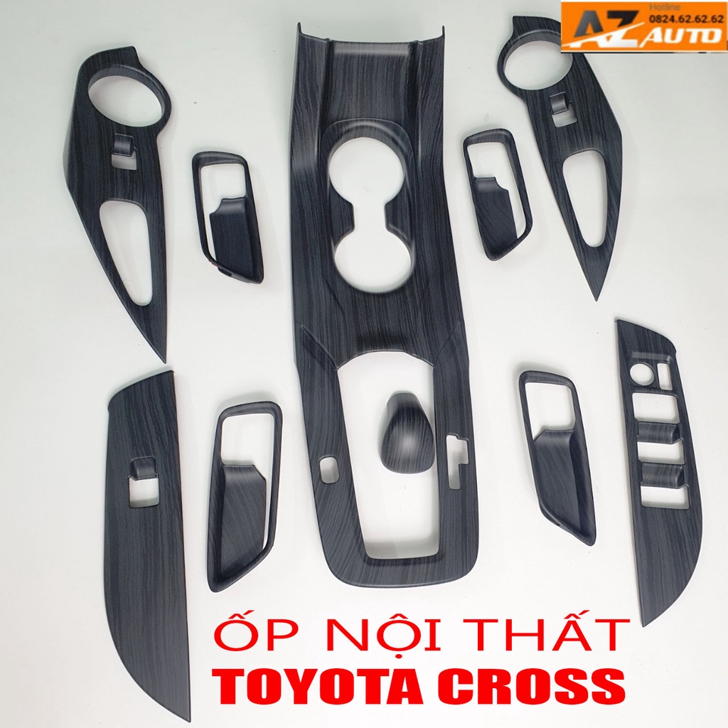 ỐP NỘI THẤT TOYOTA CROSS 2020-2022 VÂN ĐÁ CAO CẤP