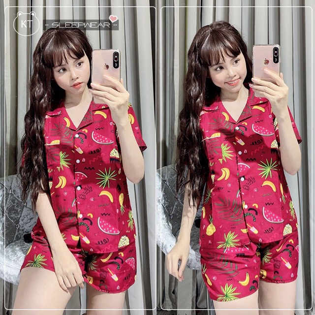 BỘ NGỦ PIJAMA KHÔNG VIỀN QUẦN NGẮN - ĐỒ BỘ THÁI LAN | BigBuy360 - bigbuy360.vn