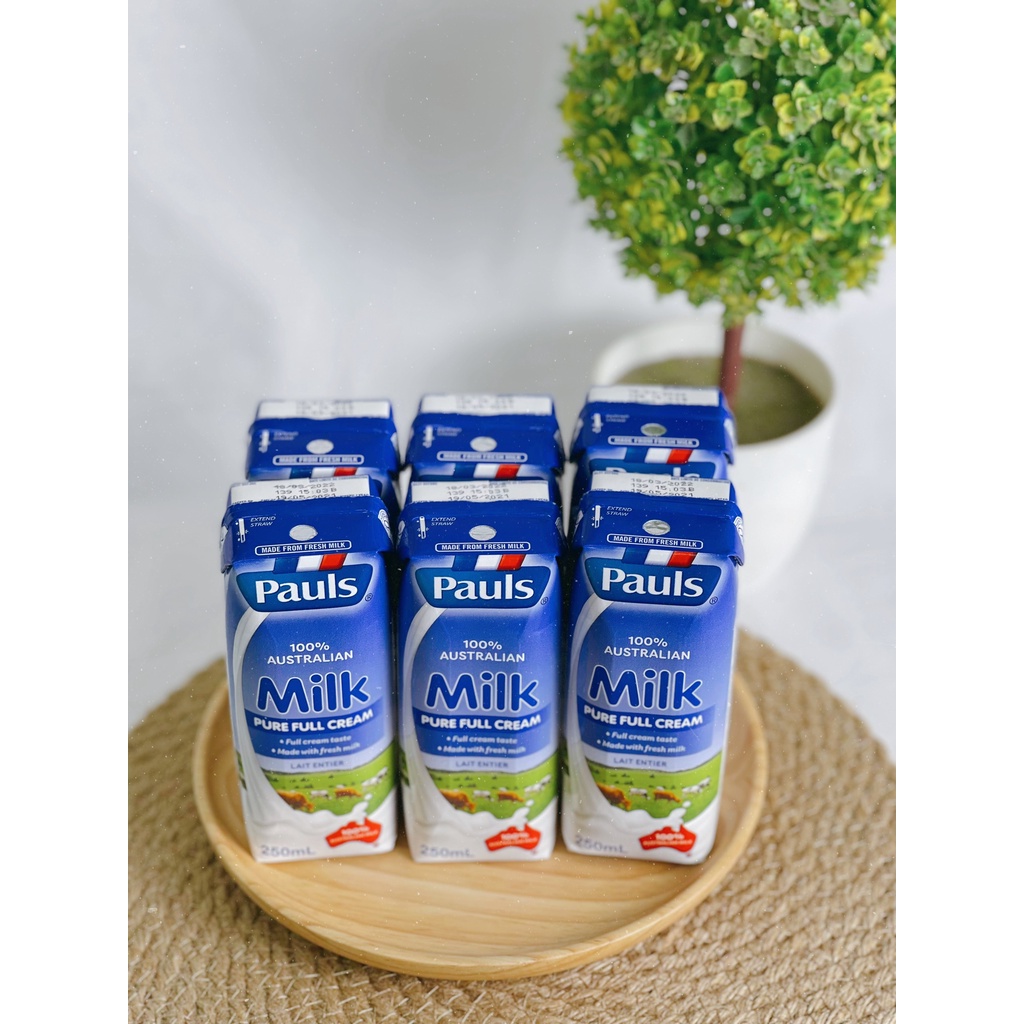 Sữa tươi Paul Úc lốc 6 hộp 200ml đủ vị [Date mới nhất]