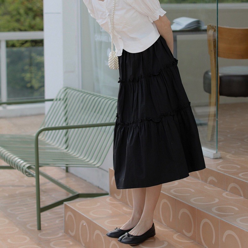 [Mã FAGREEN55 giảm tới 30K đơn 99K] An Yên 엔 - Chân váy lưng thun freesize - CV01 | BigBuy360 - bigbuy360.vn