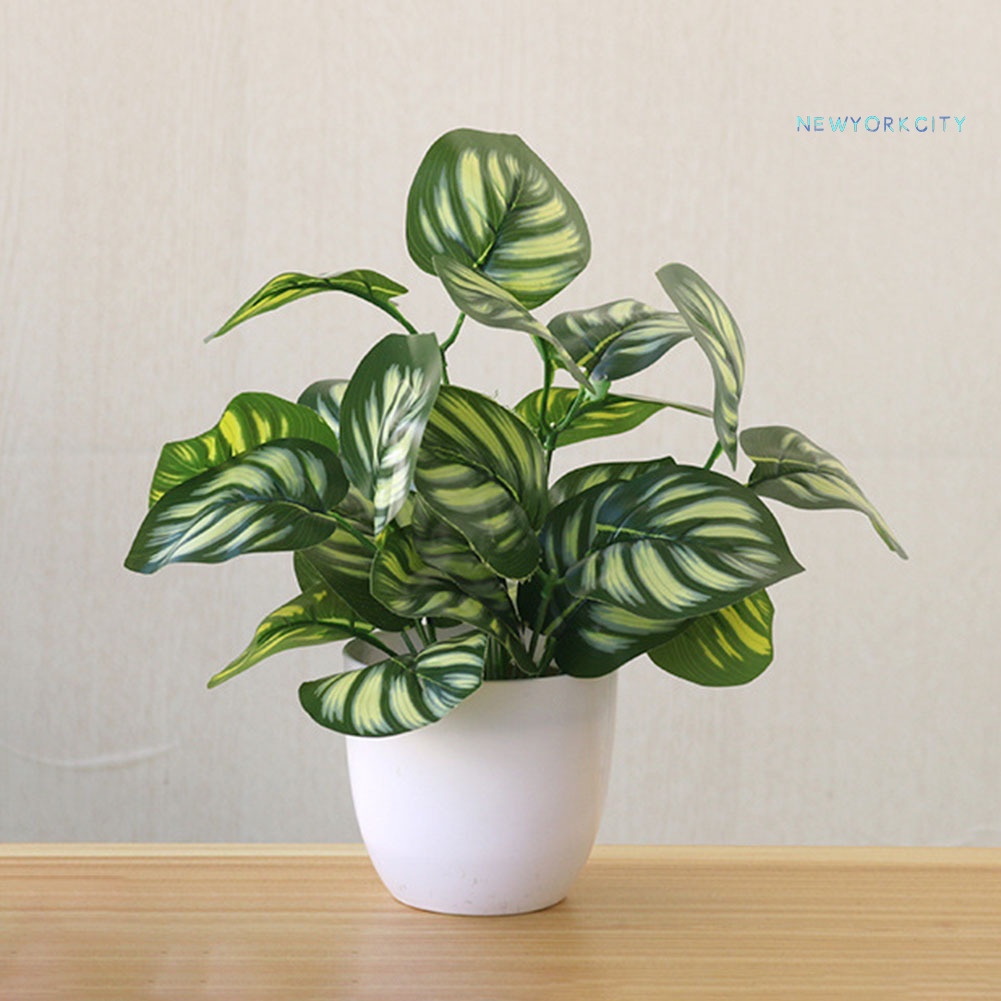 Chậu Cây Bonsai Giả Trang Trí Bàn Văn Phòng