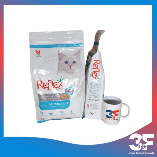 Thức Ăn Hạt Cho Mèo Reflex Sterilised Dành Riêng Cho Mèo Triệt Sản Vị Cá Hồi Và Gạo - Bao 2Kg