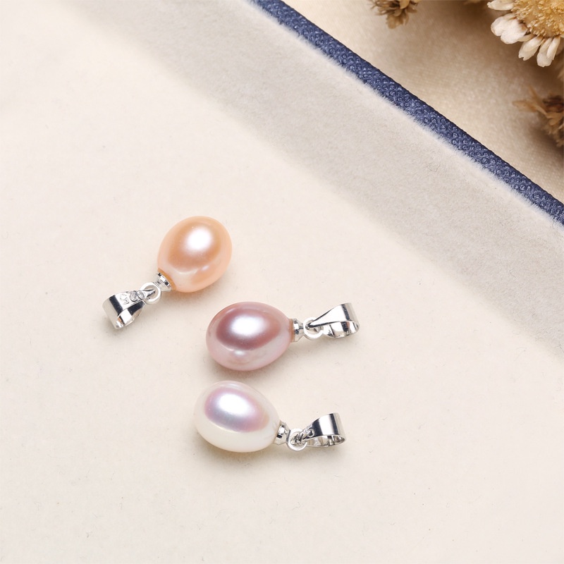 Mặt dây chuyền ngọc trai 925 màu trắng thời trang cao cấp