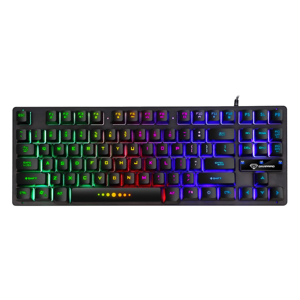 Bàn Phím Cơ Gaming Có Dây 87 Phím Rgb Dành Cho Game Thủ