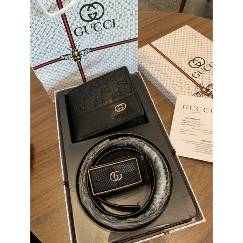 Set thắt lưng và ví Gc