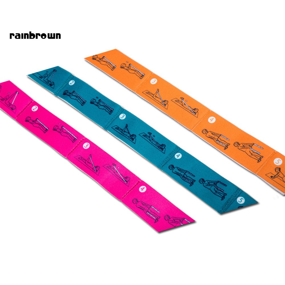 Dây Đai Kháng Lực Co Giãn Hỗ Trợ Luyện Tập Yoga / Thể Hình